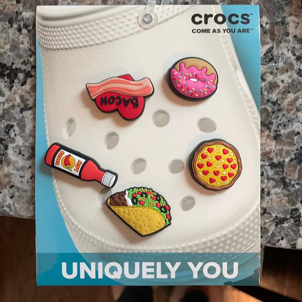 Crocs Jibbitz charms for Crocs- food (as shown)